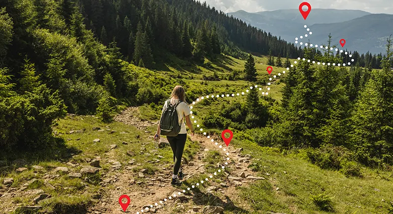Wählen Sie Ihre Route nach Ihren Wünschen und Fähigkeiten
