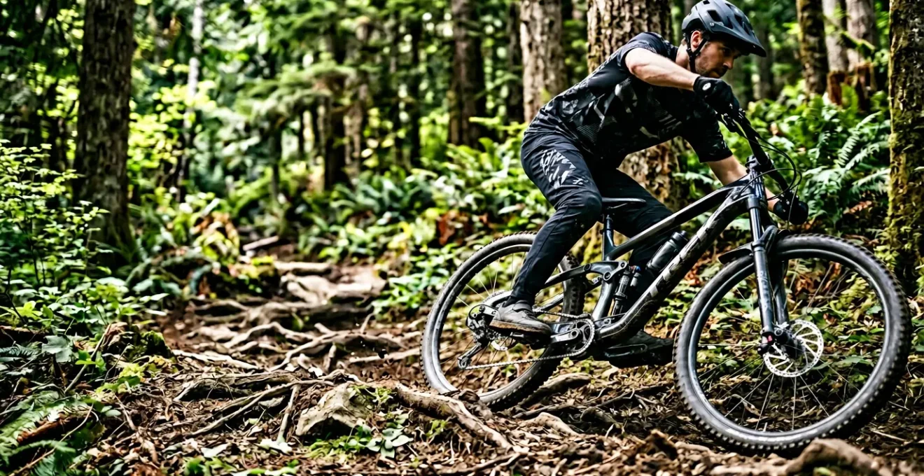 Mountainbike-Dämpfer im Vergleich: Luftfeder und Stahlfeder auf technischem Wurzeltrail