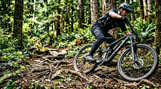 Mountainbike-Dämpfer im Vergleich: Luftfeder und Stahlfeder auf technischem Wurzeltrail